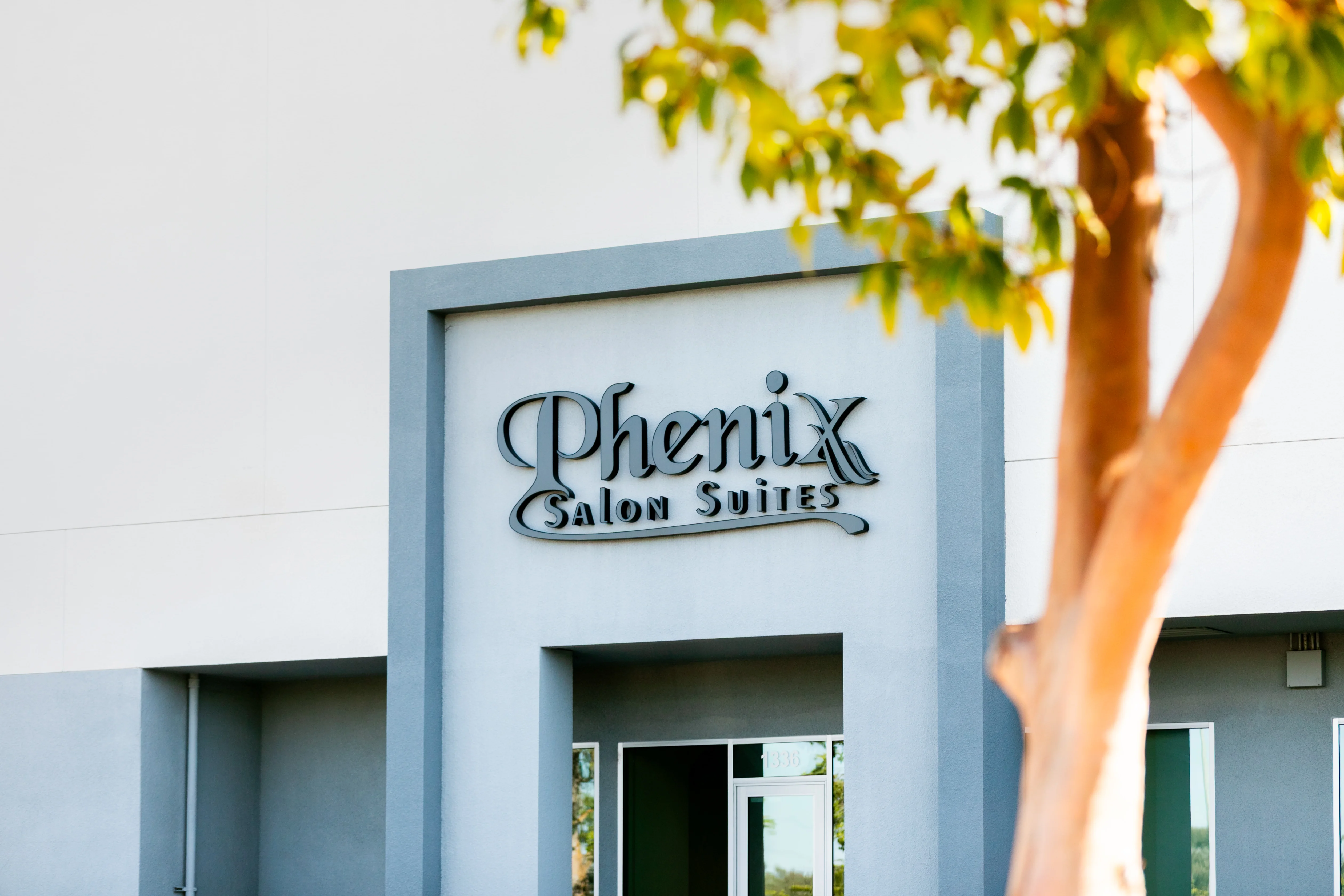 Phenix Salon Suites entrance at Westfield Plaza Bonita